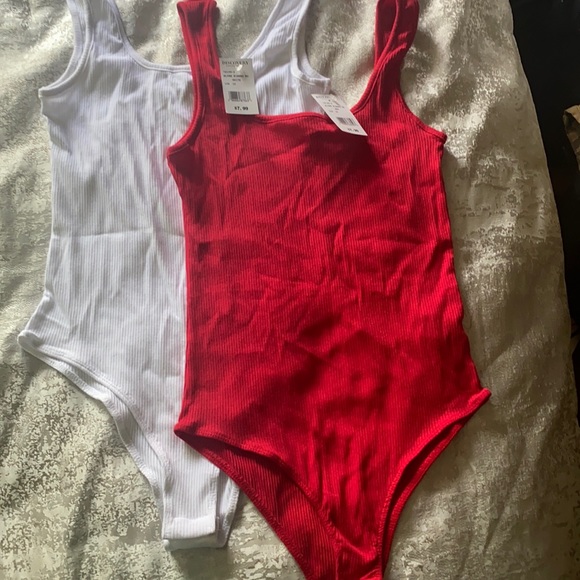 Two bodysuits… Red & White! - Picture 1 of 1